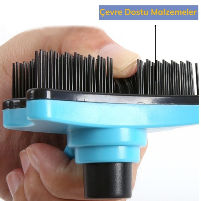 Evcil Hayvan Kedi Köpek Tüy Toplayıcı Otomatik Tuşlu Pet Tarak (4915) Go-53-vice/(1395)