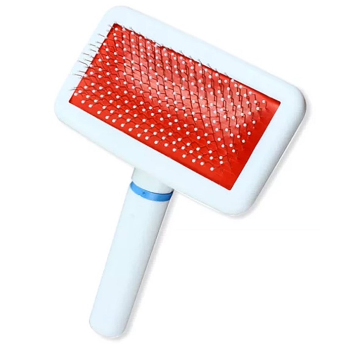 Paslanmaz Evcil Hayvan Kedi Köpek Tüy Tarama Toplama Fırçası Kolay Temizlenir Bakım Aleti (4915) Go-53-vice/(1395)