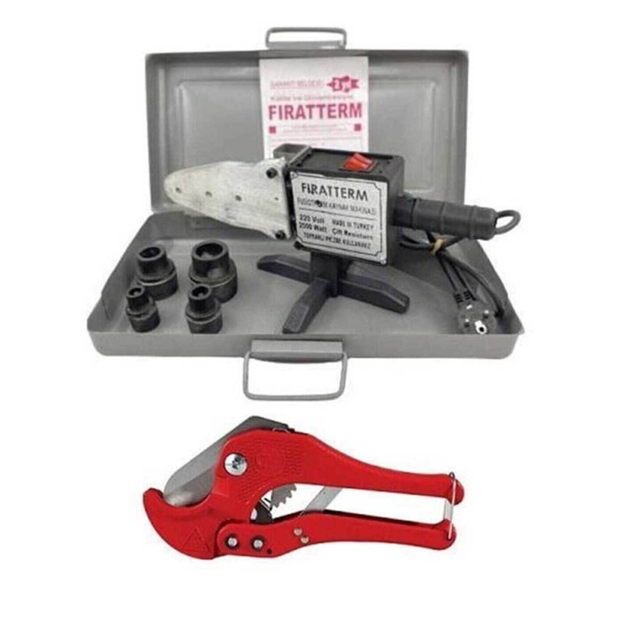 Fıratterm 2500w Pvc Pafta Plastik Boru Tesisat Kaynak Makinesi (4915) Go-53-vice/(1395)