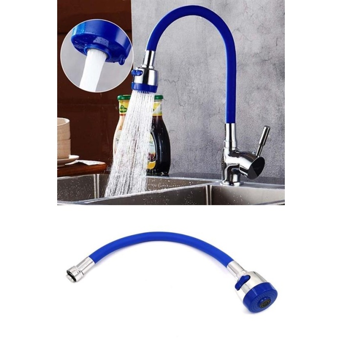 Oynar Başlıklı Tasarruflu Kubar Musluk Borusu Ve Başlığı Mavi (4915) Go-53-vice/(1395)