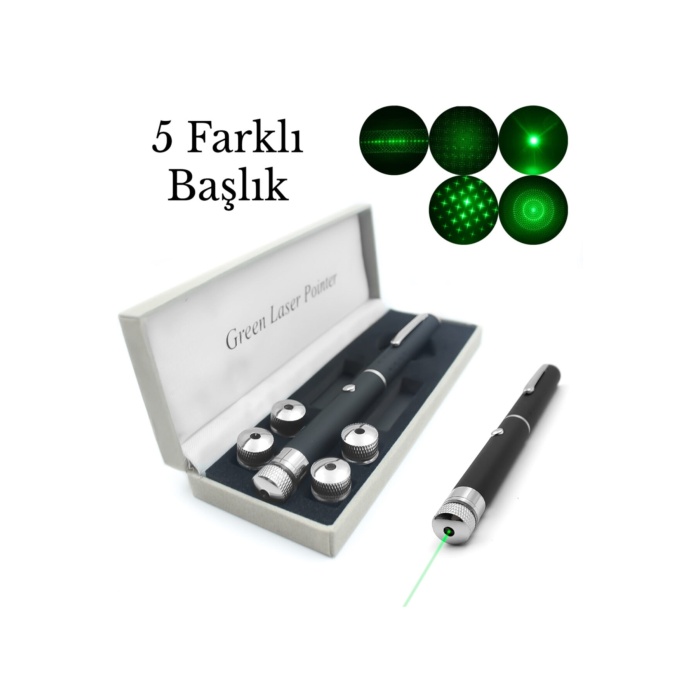 Yeşil Lazer Pointer Usb Şarjlı 5 Km Etki Alanı! (4915) Go-53-vice/(1395)