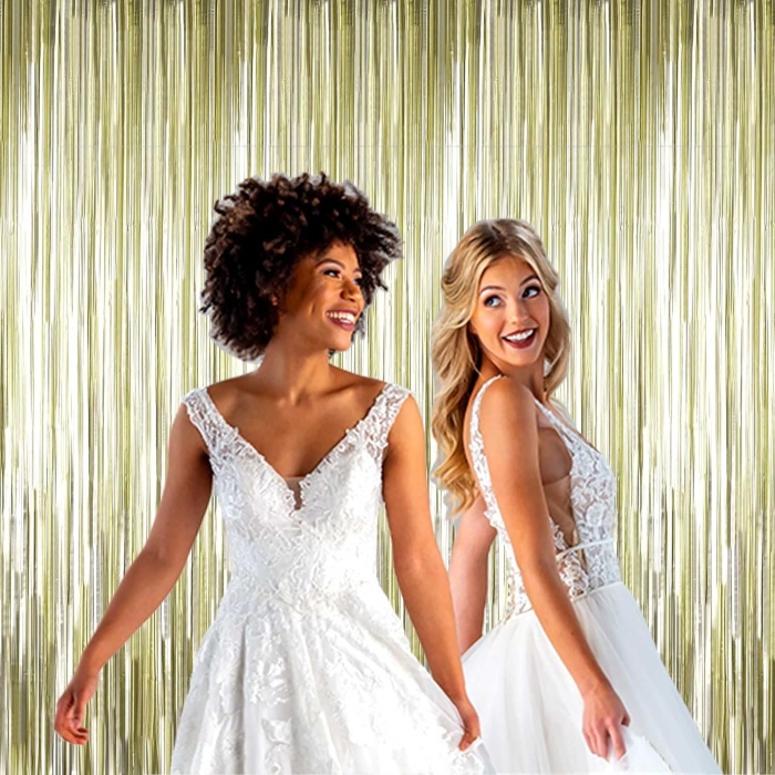 Mat Altın Püsküllü Kapı Perdesi - Parti, Bekarlığa Veda, Doğum Günü 1x2 M (4915) Go-53-vice/(1395)