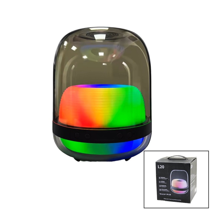 Mika Kristal Kürebluetooth Wireless Hoparlör- Speaker Işıklı - Usb Şarjlı - Powerbank (4915) Go-53-vice/(1395)