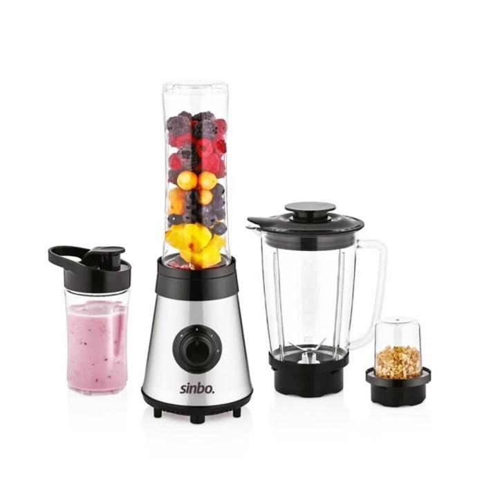Buz Kırıcı - Kahve Öğütücü Hazneli - Şişeli Çok Amaçlı Smoothıe Blender 800ml - 500w Shb-3190 (4915) Go-53-vice/(1395)