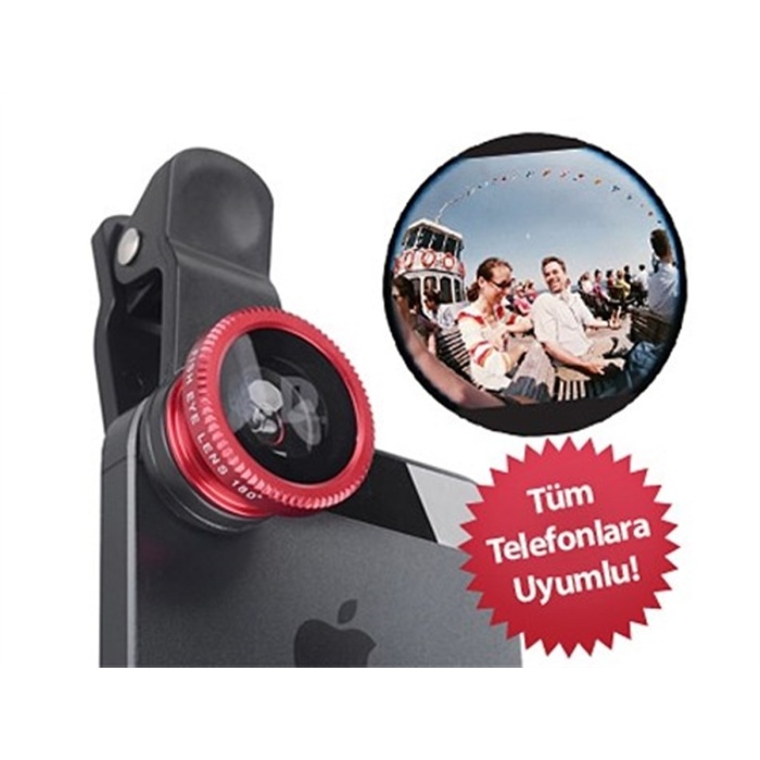 Balık Gözü Cep Telefonu Lensi (tüm Modellere Uyumlu) (4915) Go-53-vice/(1395)