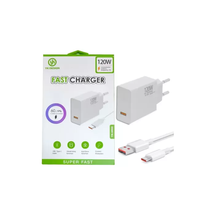 120w Süper Hızlı Şarj Cihazı - Usb Type-c (4915) Go-53-vice/(1395)