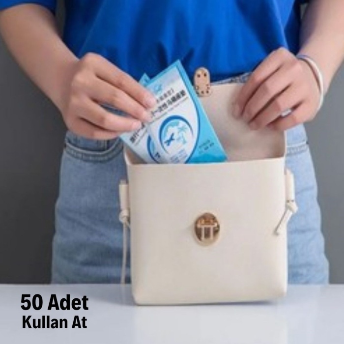 50 Adet Kullan At Pratik Kullanımlı Hijyenik Klozet Kapağı Poşeti (4915) Go-53-vice/(1395)