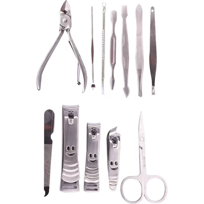 Tırnak Makası Tırnak Bakım Seti Deri Çantalı 12 Parça Set (4915) Go-53-vice/(1395)