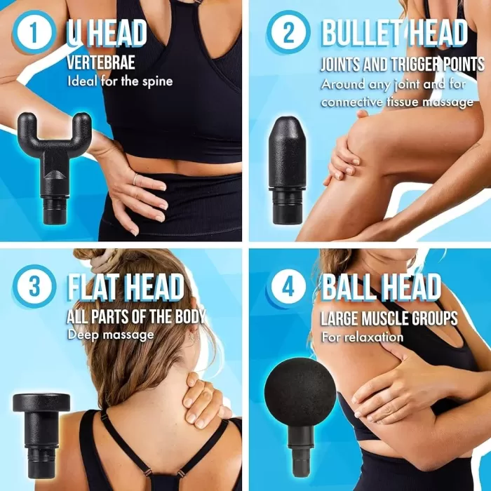 Kablosuz Adaptörlü Masaj Tabancası – Şarjlı Masaj Tabancası Kh-320 (4915) Go-53-vice/(1395)