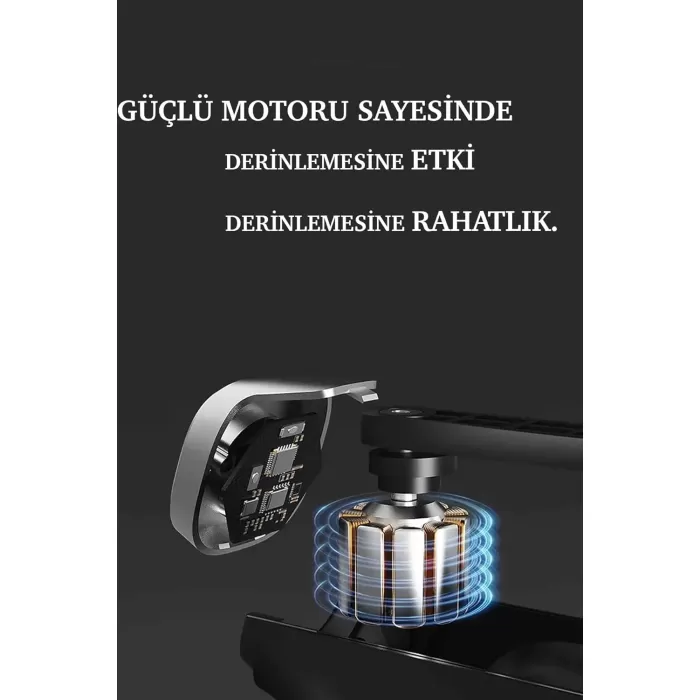 Mini Profesyonel Şarjlı Masaj Aleti 4 Başlıklı Kh-800 (4915) Go-53-vice/(1395)