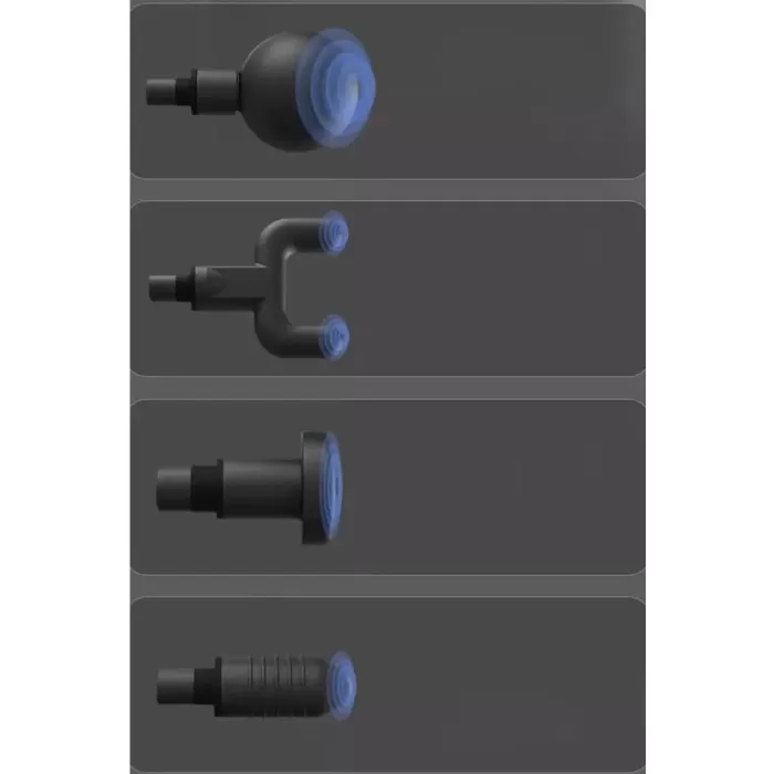 Mini Profesyonel Şarjlı Masaj Aleti 4 Başlıklı Kh-800 (4915) Go-53-vice/(1395)