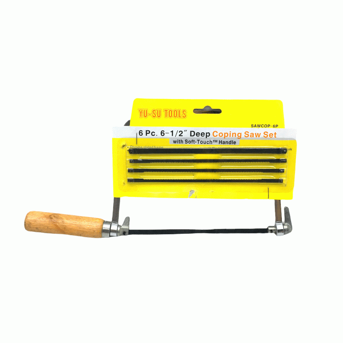 6 Adet  Kıl Testere Seti Ahşap Sap (4915) Go-53-vice/(1395)