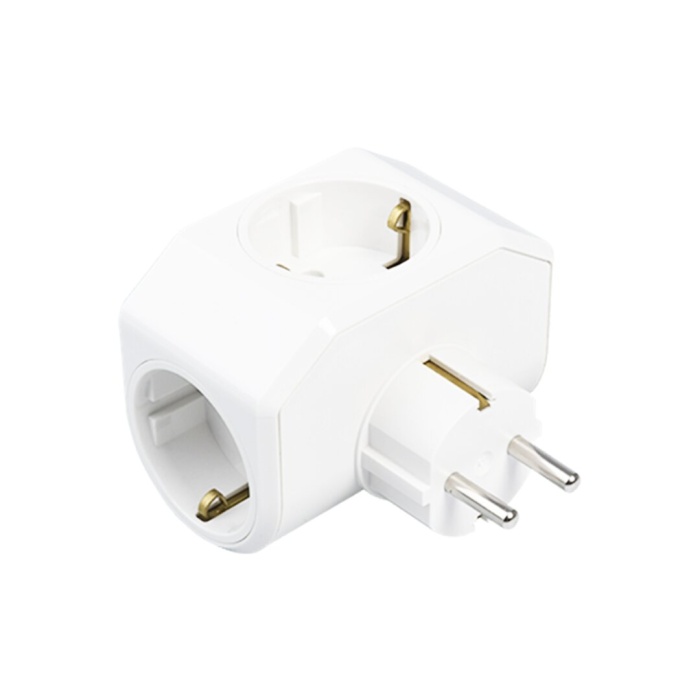 Beyaz Yonca Plus 3lü Topraklı Priz Fiş 03-zm (4915) Go-53-vice/(1395)