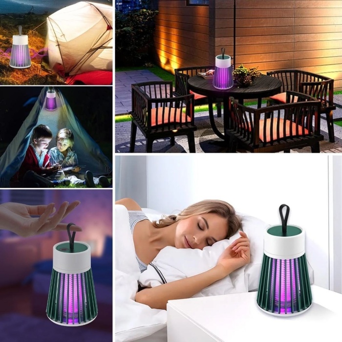 İç Ve Dış Mekanlar İçin Şarjlı Sinek Öldürücü Sivrisinek Kovucu,uv Işıklı Sineksavar Taşınabilir Gece Lambası (4915) Go-53-vice/(1395)