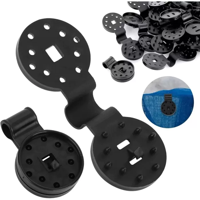 Gölgelik File Klipsi 100 Adet Gölgelik İp Geçirme Aparatı (4915) Go-53-vice/(1395)