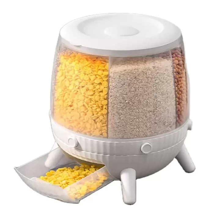 6 Bölmeli 360 Derece Dönebilen 6 Lt Bakliyat Organizeri (4915) Go-53-vice/(1395)