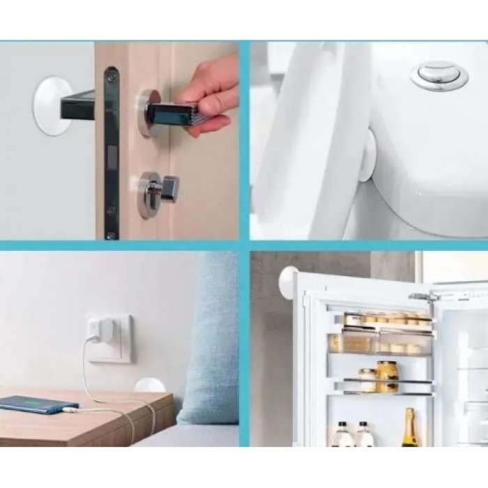 Şeffaf  Silikon Mobilya Ve Kapı Durdurucu Darbe Pedi 6 Lı (4915) Go-53-vice/(1395)