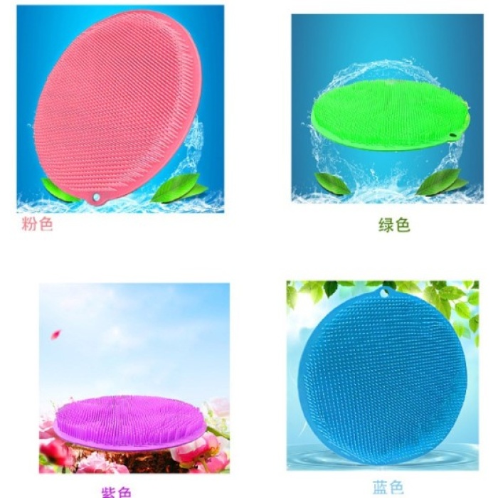 Yuvarlak Vantuzlu Banyo Sırt Kese Matı 26 Cm (4915) Go-53-vice/(1395)