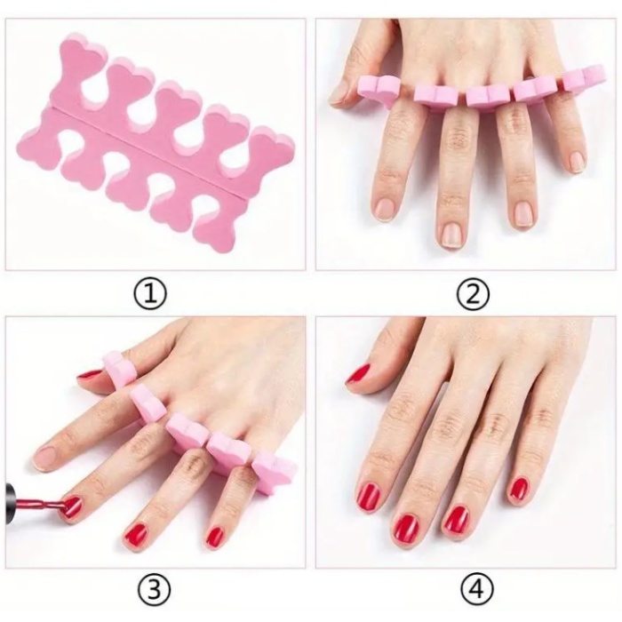 Parmak Ayırıcı Sünger Manikür Pedikür Aparatı 5 Adet (4915) Go-53-vice/(1395)