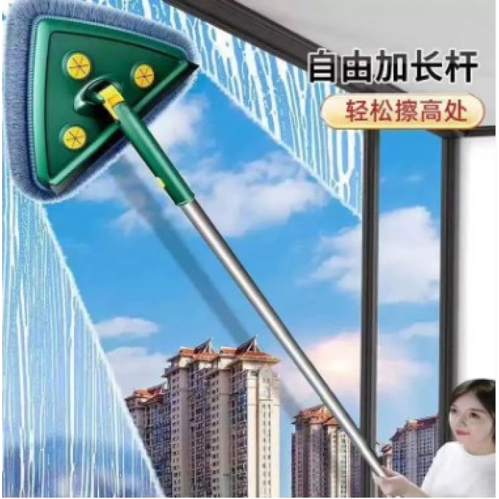 2 Bezli Üçgen Çek Çekli Mop Islak Mendil Uyumlu 150 Cm (4915) Go-53-vice/(1395)