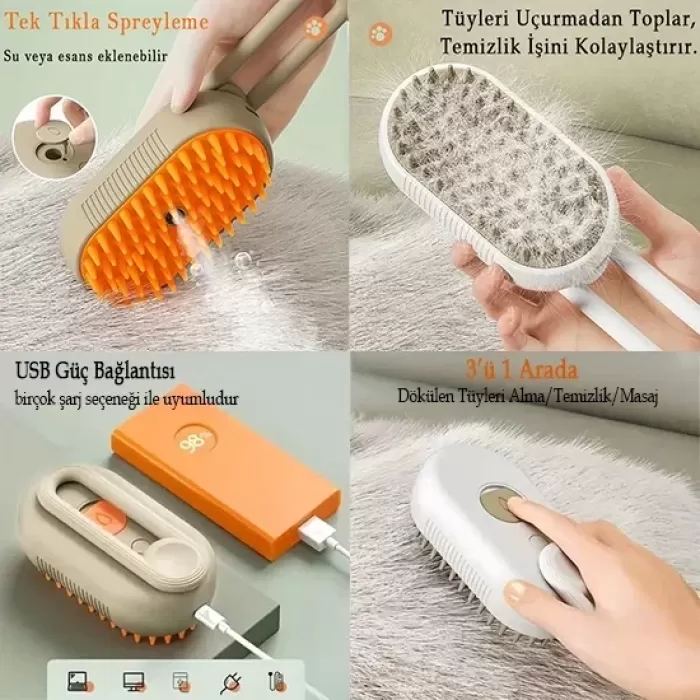 Saplı Buharlı Kedi Tarağı (4915) Go-53-vice/(1395)