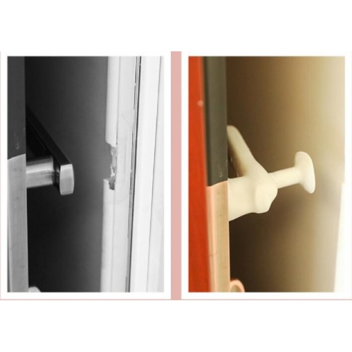 Silikon Duvar Koruyucu Kapı Stoperi Gri (4915) Go-53-vice/(1395)