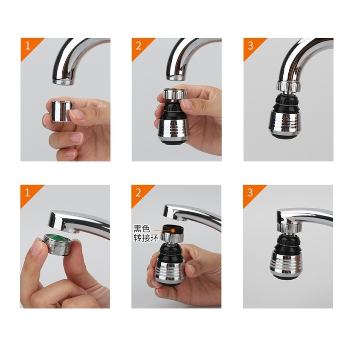 Su Tasarruflu 2 Modlu Musluk Başlığı Kısa (4915) Go-53-vice/(1395)