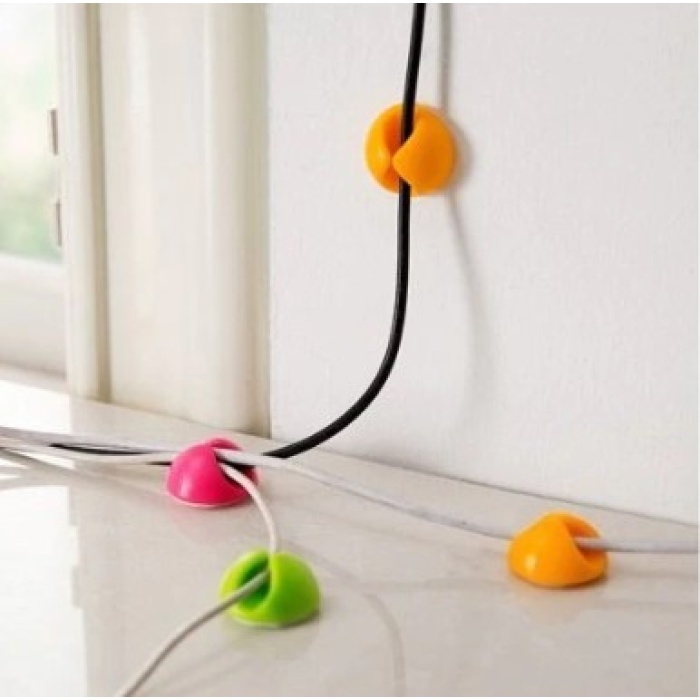 Siyah Beyaz Kablo Sabitleme Klipsi 10 Lu (4915) Go-53-vice/(1395)