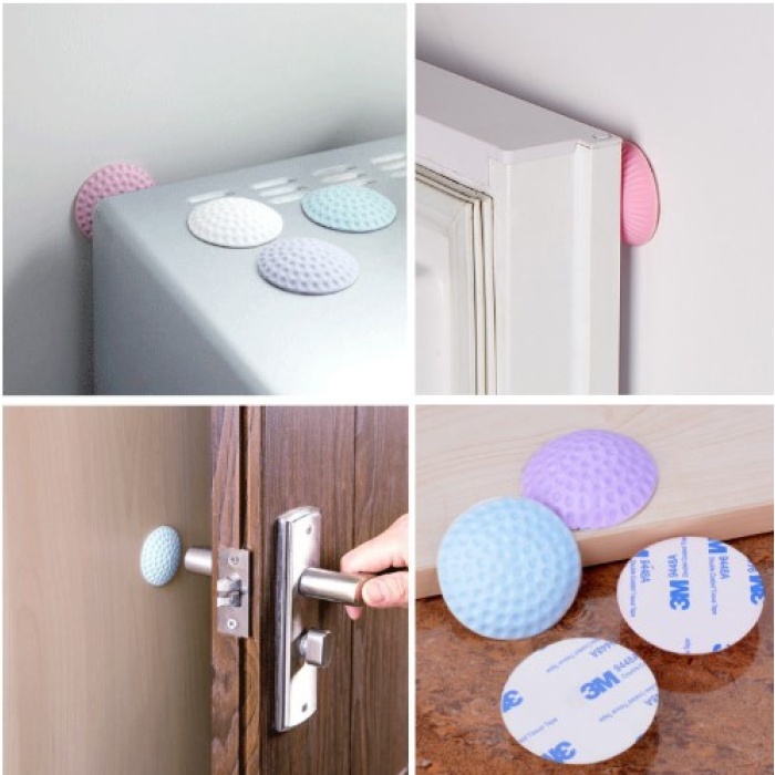 Çok Amaçlı Silikon Kapı Duvar Koruyucu Tampon 4lü Paket (4915) Go-53-vice/(1395)