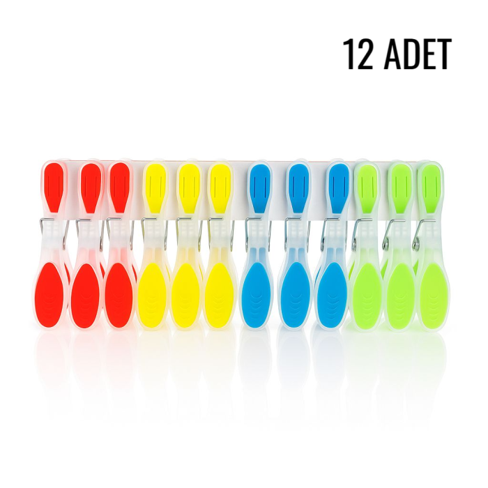 İz Bırakmayan Silikon Mandal 12 Li (4915) Go-53-vice/(1395)