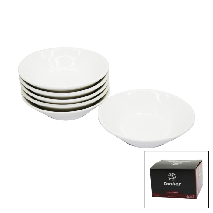 Ckr-4144 6 Parça  Porselen Çay Tabak (4915)