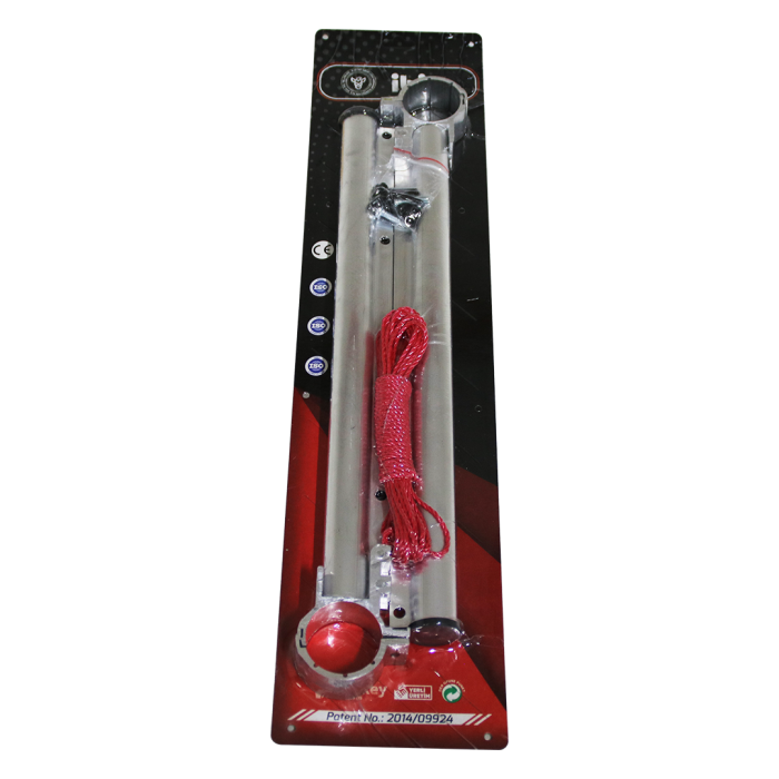 Alüminyum Küpeşte Sabit Çamaşır Askısı (4915)