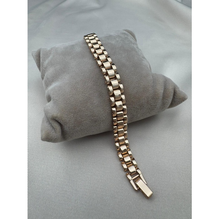 Rose Gold Kalın Çelik Bileklik