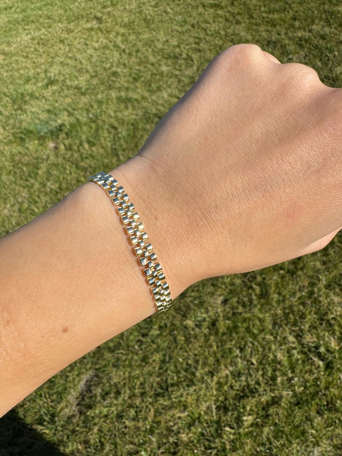 Kadın Gold Box Zincir 17+2CM Ayarlanabilir VIP Bileklik