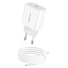 BOROFONE BA38A 20W PD ŞARJ CİHAZI + TYPE-C TO LİGHTNİNG KABLO