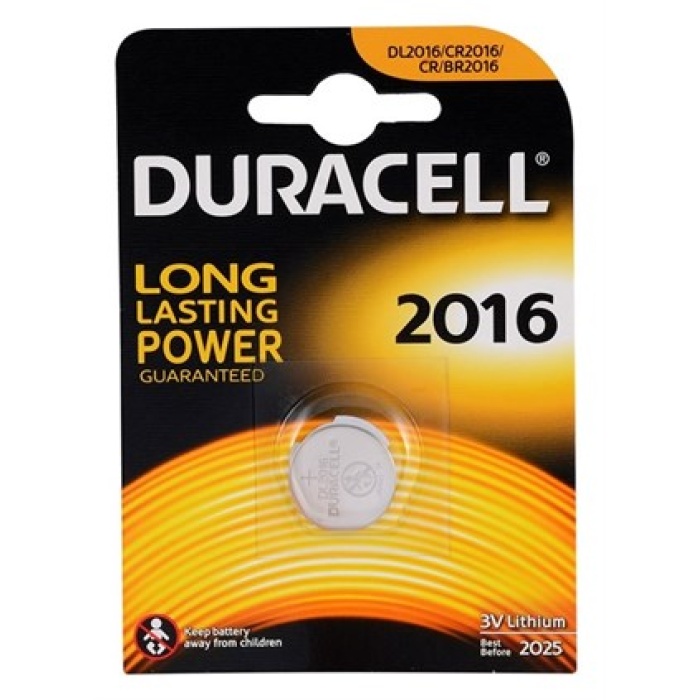 DURACELL CR2016 PİL TEKLİ KART