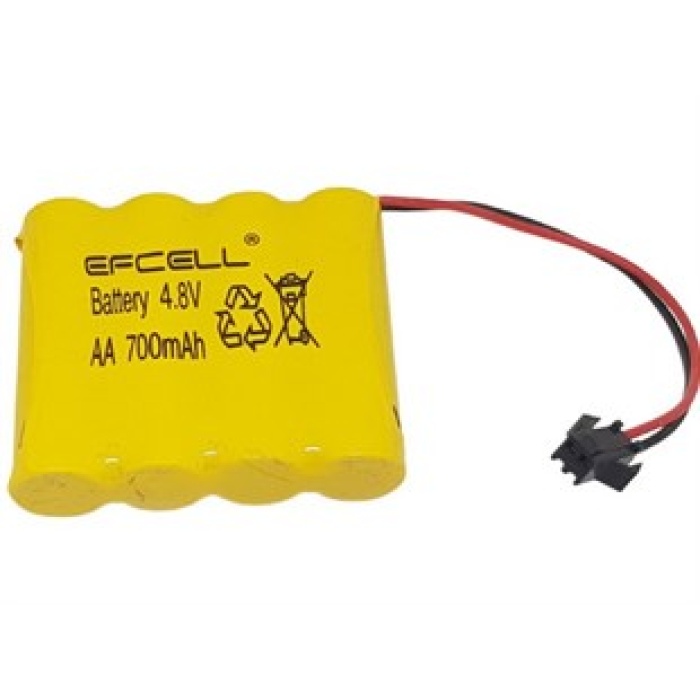4.8V 4LÜ 700MAH SİYAH OYUNCAK PİLİ