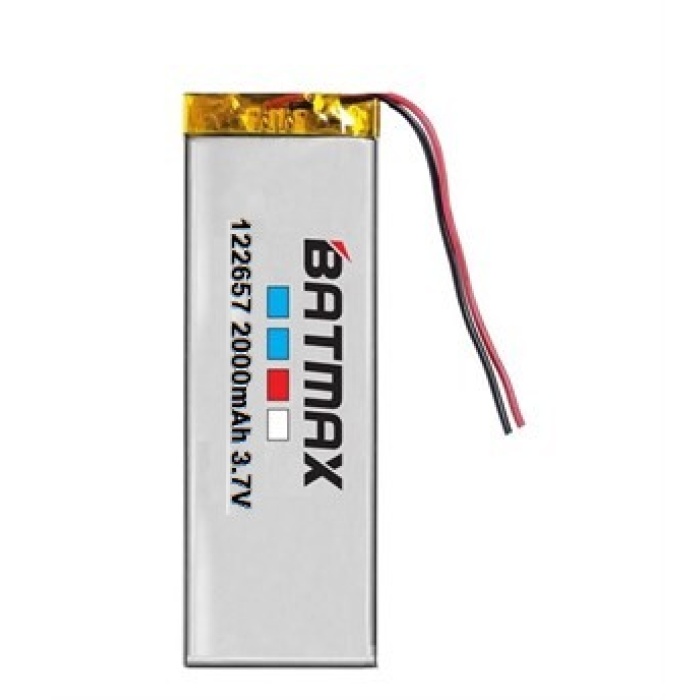 122657 2000MAH LİTYUM POLİME PİL
