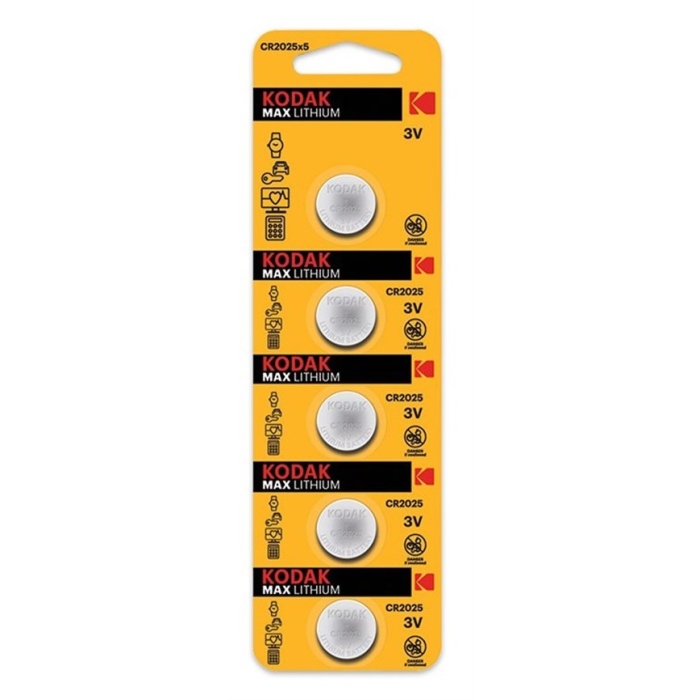 KODAK CR2025 PİL 5Lİ KART