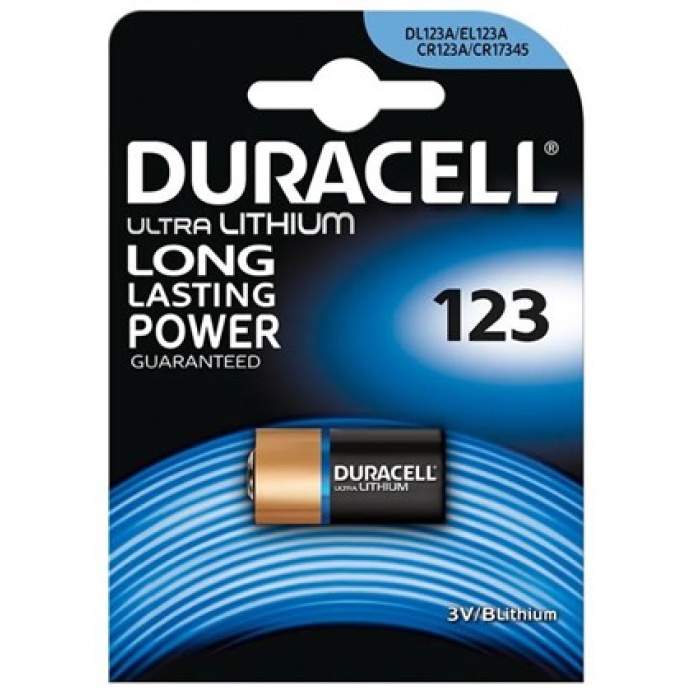 DURACELL CR123A PİL TEKLİ KART