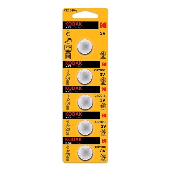 KODAK CR2016 PİL 5Lİ KART