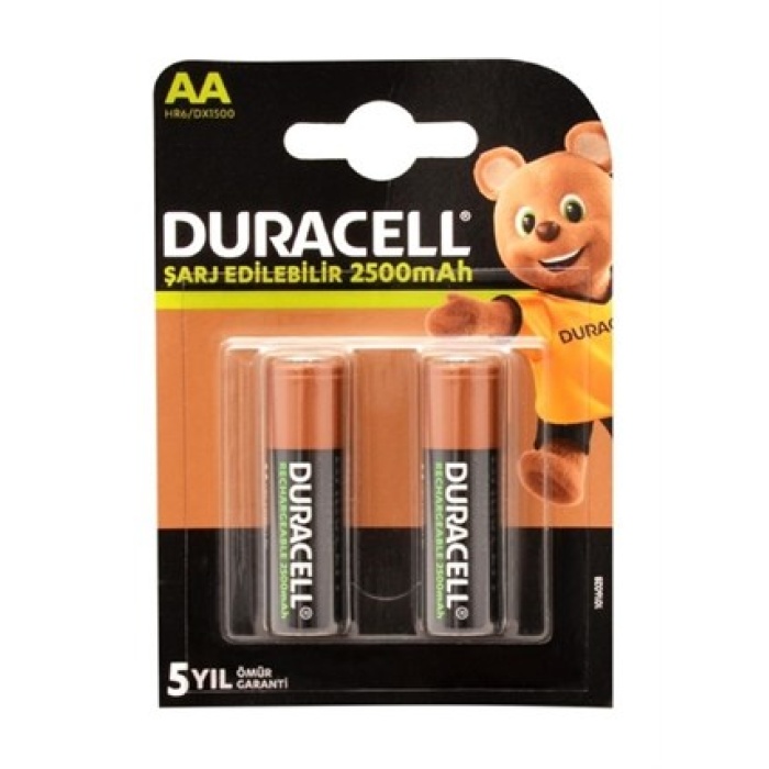 DURACELL 2500MAH KALEM PİL 2Lİ KART