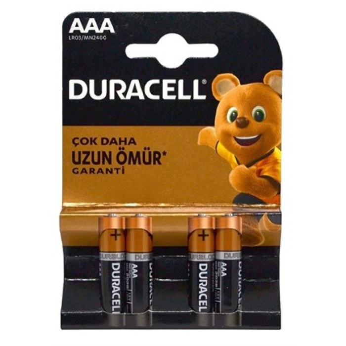 DURACELL İNCE PİL 4LÜ KART