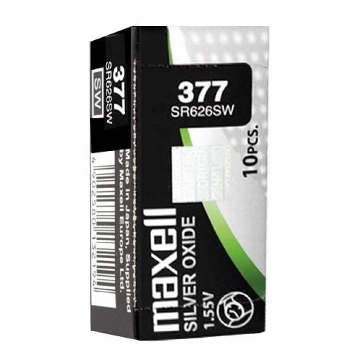 MAXELL 377 SR626SW SAAT PİLİ 10LU KUTU