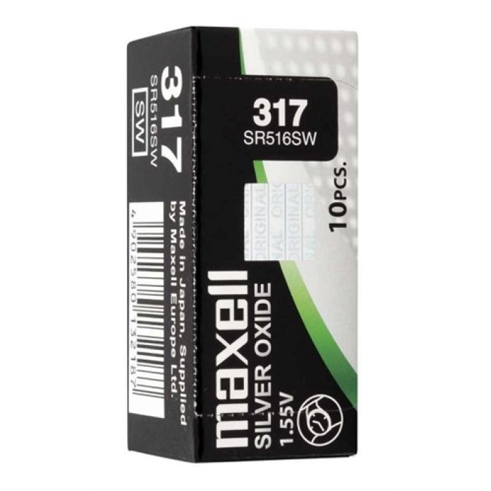 MAXELL 317 SR516SW SAAT PİLİ 10LU KUTU