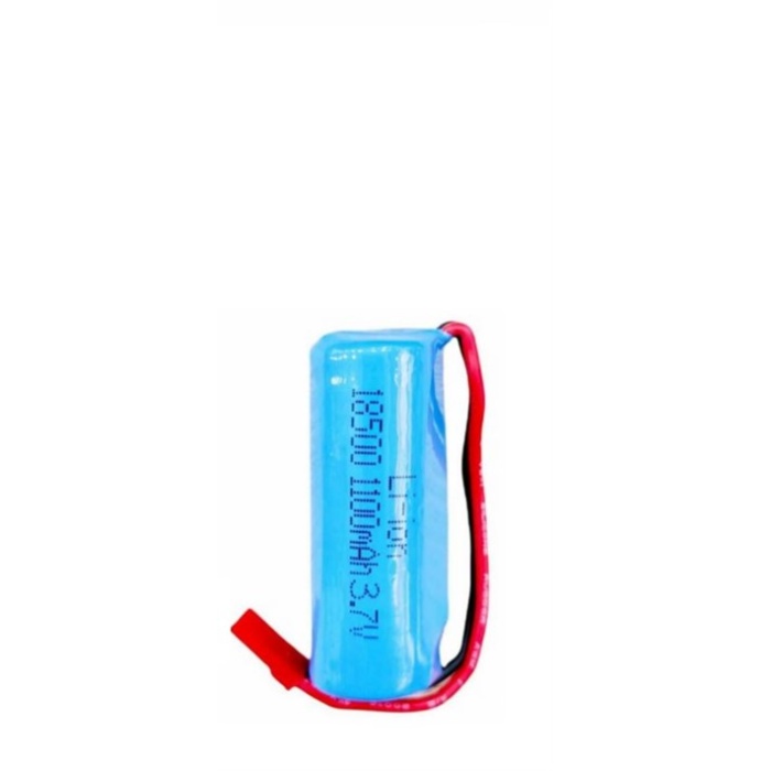 18500 3.7V 1100MAH KABLOLU KIRMIZI SOKET PİL