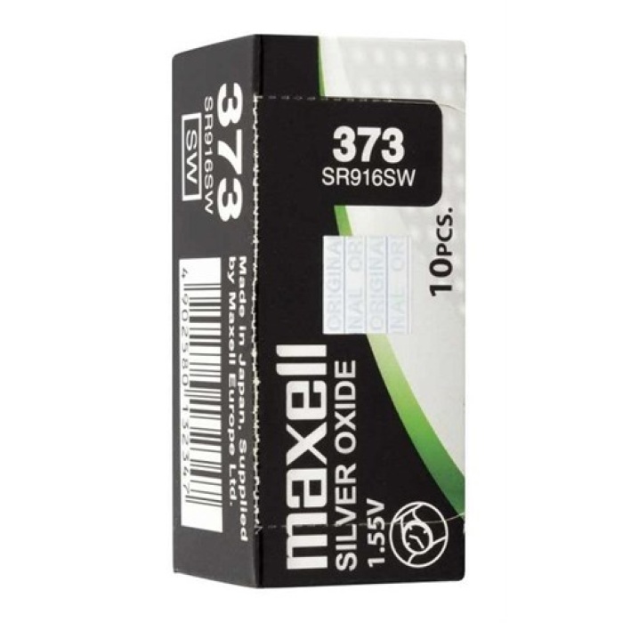 MAXELL 373 SR916SW SAAT PİLİ 10LU KUTU