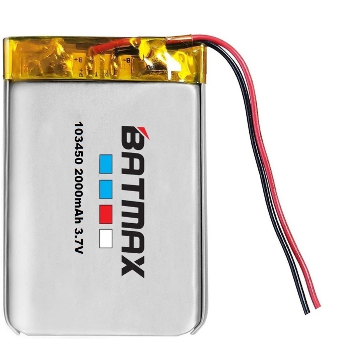 103450 2000MAH LİTYUM POLİMER PİL