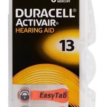 DURACELL 13 (PR48) KULAKLIK PİLİ 6Lİ KART