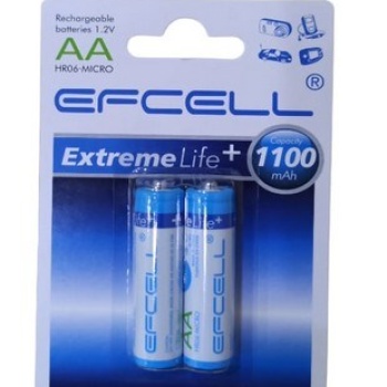 EFCELL 1100MAH KALEM PİL 2Lİ KART